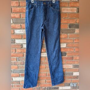 Classic Blue Denim Jeans Straight Leg 32x36